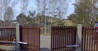 Купить распашные ворота из штакетника Гусь-Хрустальный, цена от 2735 руб.
